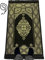 Imanpaper® Gebetsteppich Islam mit Tesbih schwarz I Extra dünn to go für Muslime I Platzsparend Geschenk für konvertierte Geschwister 1,20 x 0,70m | Seccade Salah Sejadah Islamic Prayer Rug