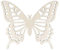 Ideen mit Herz Deko-Schmetterling aus Holz, 30,5cm x 26,4cm x 0,4cm