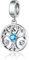 FOREVER QUEEN Perlina con Ciondolo Albero Genealogico 925 Sterline d'argento Pendente Charm Bead per la Collana del Braccialetto