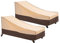 F&J Outdoors Sonnenliege Abdeckung Wasserdicht Schutzhüllen für Gartenliegen Strand Pool Liegestuhlschoner Hotel Sonnenliege plane gartenmöbel wasserdicht schutzhülle 2 Stück, 168x71x35.5/102cm, Beige