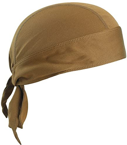VIAUMBR Bandana Cap Unterm Radhelm Sommer Kopftücher Fahrrad Mütze Kopftuch Piraten Tücher Luftiger Stoff Für Schwimmen Joggen Laufen Wandern Berggehen Radfahren und Motorrad (Braun)