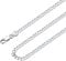 Suplight Silberkette Herren 925 Silber 3mm Breit Kubanische Gliederkette Halskette 71cm lang Unisex Cuban Link Chains versilberne Panzerkette Damen Hip Hop Schmuck