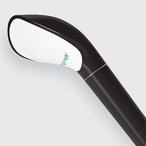 Japanese Shower Head with High-Density Micro Bubbles (Black Shower Head)– ABS Material | Moisturizing & Heat Retention, Gentle Water Pressure, Built-in Permanent Micro Bubble Generator by AQUA BULLE
