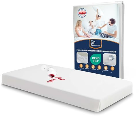 Limenda Matratzenschoner 120x200 (Rundum-Gummizug)- Inkontinenzunterlage waschbar, Matratzenschoner wasserdicht, wasserdichte Matratzenauflage, Nässeschutz