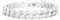 Goldwinter White marquise tennis bracelet 18ct white gold jewellery plated sparkly with gift box (16)
