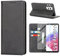 Handyhülle für Samsung Galaxy A53 5G Hülle mit Panzerglas Schutzfolie, Schutzhülle A53 Leder Wallet Kartenfach Standfunktion Stoßfest Klapphülle Hüllen Galaxy A53 5G Case Cover Klappbar (Schwarz)