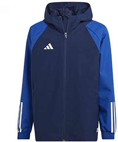 adidas Unisex Kids Jacket Tiro 23 Competition All-Weather Jacket, Team Navy Blue 2, HK7658, 116