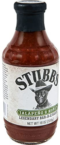 Stubb's Jalapeño & Honey BBQ Sauce, 510 g
