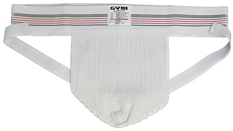 GYM Herren 5,1 cm breites Band, klassischer athletischer Supporter, Weiss/opulenter Garten, XX-Large