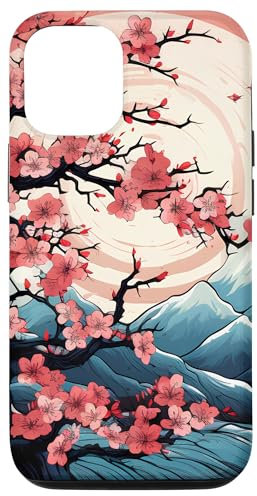 Hülle für iPhone 12/12 Pro Japan Kirschblüten Landschaft