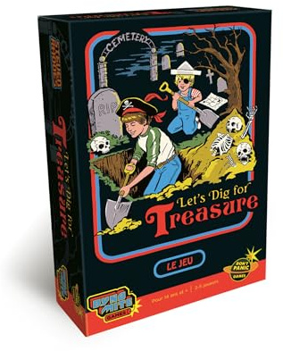 Don't Panic Games Let's Dig for Treasure von Steven Rhodes | Gesellschaftsspiel | ab 14 Jahren | 2-5 Spieler | 10-20 Minuten