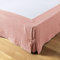 Cache sommier 90x190 cm Gaze de Coton Rose