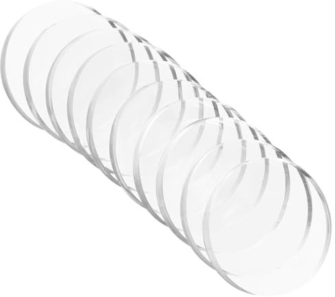 MUCKLILY Pied pour Meuble Ventouse Joint De Ventouse en Verre 20 Pièces Ventouse Wahser De Pare-Chocs Couvercle en Verre Amortisseur Anti-espacement Amortisseur