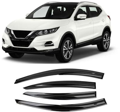 OTJSM Autofenster Windabweiser für Honda CR-V 2017-2022, Regenabweiser Seitenfenster Luftabweiser Anklebbare Deflektoren Fenster Visiere Regenschutz Abdeckung Windabweiser Auto Zubehör