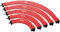 Yominerr 5 Inner/Outer Corner Large Arc Mold Electric Router Slotting Template Woodworking Curved Angle Chamfering Template Tools