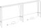 MAHANCRIS 100 cm Console Tables, Set of 2, Hallway Tables with Power Outlets and USB Port, Narrow Sofa Tables, Adjustable Feet, for Foyer, Living Room, Hallway, White ACTWT968KE01S2