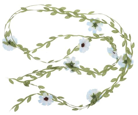 Ipetboom Rattan Hair Headdress Floral Headpiece for Women Wedding Hair Vine Accessory