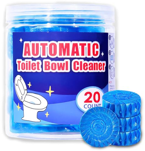 Comprimés nettoyants pour cuvettes de toilettes, comprimés nettoyants pour cuvettes de toilettes - Nettoyant automatique pour fosses septiques et canalisations (12 comprimés)