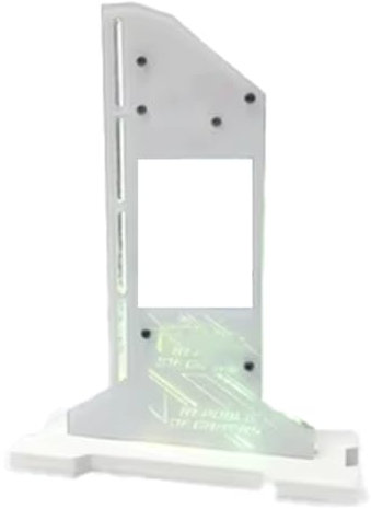 Graphic Card VGA Holder LED Monitor Screen Holder Support RGB CPU GPU RAM Monitor for PC Gamer Cabinet, White