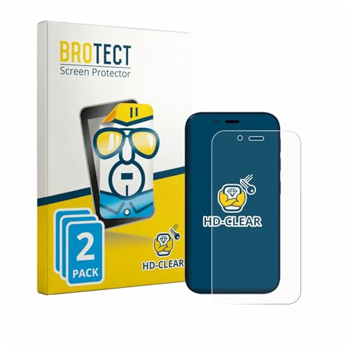 BROTECT 2 Stück Schutzfolie für Hisense U964 Displayschutz Folie Made in Germany, Ultra-Klar