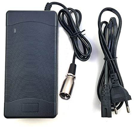 Generico Caricatore per Bici elettrica 36v 4A Batteria al Litio 42V 18650 Caricabatteria Universale per Veicolo a Due Ruote per Bici elettrica,4 Pin(01