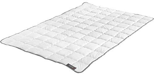 Badenia Trendline Steppbett Clean Cotton leicht, 155 x 200 cm, weiß, produziert nach deutschem Qualitätsstandard