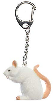 Miniblings Ratte Maus Schlüsselanhänger - Handmade Modeschmuck I Anhänger Schlüsselring Schlüsselband Keyring - Ratte Maus