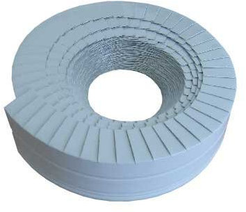 SHT Lamellenband Abschlussband 10m x 20mm hellgrau für PUR Rohrisolierung Isolierung