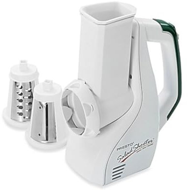 Presto 02910 UL Listed Dishwasher Safe Salad Shooter Electric Slicer/Shredder