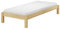 Erst-Holz® Massivholzbett Stapelbett Kiefer Natur 80x190cm Einzelbett stapelbar + Matratze 60.48-08-190M