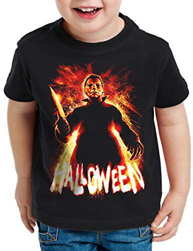 style3 Halloween T-Shirt für Kinder Michael Horror Myers, Größe:140