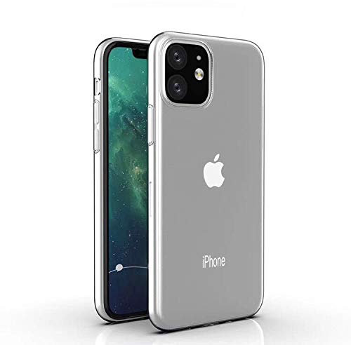 TECHGEAR iPhone 11 Clear Gel Case - [AirFlex] Slim & Light, Protective, Soft Flexible Clear Gel/TPU Cover with Soft Touch Keys Designed for Apple iPhone 11 (Super Clear)