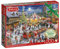 Jumbo, Falcon Deluxe - Das Weihnachtskarussell, Puzzles für Erwachsene, 2 x 1000 Teile