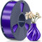 SUNLU PLA Plus Shiny Silk 3D Drucker Filament 1.75mm, Silk PLA+ 3D Druck Filament mit Seidenglattes Finish, Gute Farbwiedergabe, Maßgenauigkeit +/- 0,02mm, 1kg(2.2lb) Spule, PLA+ Silk Dunkelviolett