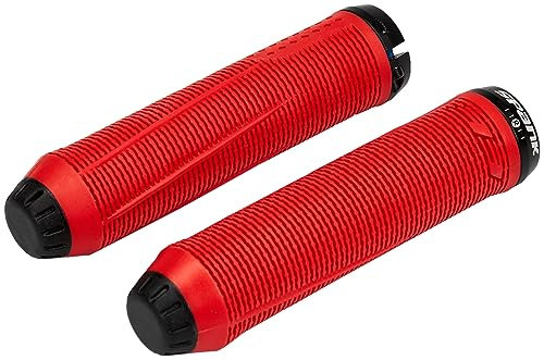 Spank Spike 33, Lock-on, Durchmesser 33 mm, für Mountainbikes, Erwachsene, Unisex, Rot, 145 mm