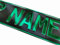 Schild Namenschild LKW Fahrer Autofahrer Anthrazit/Schwarz Farbe vom Text ist in Grün Metallic Folie farbig Truck Funschild