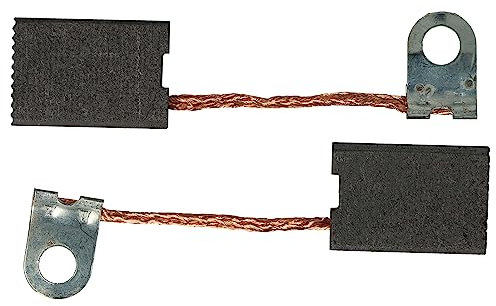 vhbw 2X Kohlebürste 18 x 12,5 x 6mm kompatibel mit Spit 345 375 385 400 Elektrowerkzeug, Bohrhammer, Stemmhammer