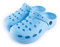 R-ISLAND Clogs Classic,Sabots Femmes, Eva, imperméable, Sabots de Travail, santé, Cuisine, Piscine, Plage.etc (Bleu, Adult, Women, Numeric_41, Numeric, EU_Footwear_Size_System, Medium)