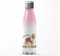 miKalino Kinder Trinkflasche Edelstahl 500 ml - Trinkflasche Edelstahl Kinder mit Pony-Motiv und Namen - Edelstahl Trinkflasche Kinder auslaufsicher - Thermosflasche