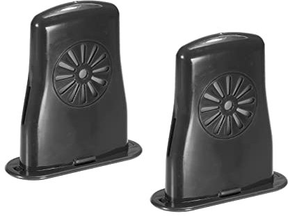 PATIKIL 2Pack Akustikgitarre Befeuchter Gitarre Instrument Sound Loch Befeuchter mit Box Schwarz