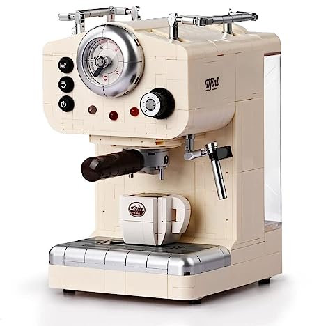 YILETKC Kaffeemaschine Modell Bausteine, 678 Teile Kaffee Schleifer Maschine Küche Sammlerstück Bausteine Bausatz, MOC Konstruktion Spielzeug Modell, Geschenk für Erwachsene und Teenager