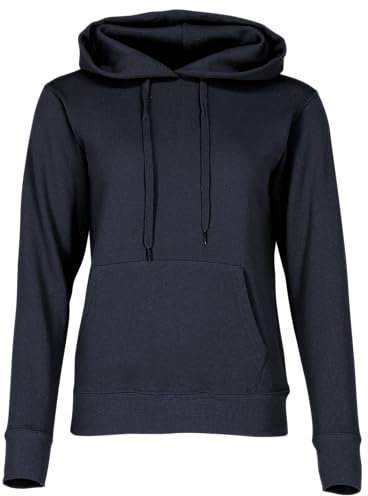 Fruit of the Loom Ladies Classic Kapuzen-Sweat + GRATIS MyShirt Stoffbeutel, Farbe:deep Navy + GRATIS MyShirt Stoffbeutel, Größe:M