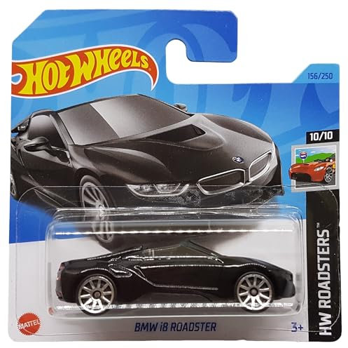 Hot Wheels - BMW i8 Roadster - HW Roadsters 10/10 - HKK13 - Short Card - schwarz - Mattel 2023