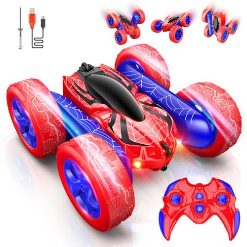 Dreamlandia Remote Control Cars, Toys for 3-12 Year Old Boys Girls Toys age 3-8, 360° 4WD Monster Truck, Christ Mas Gifts for Kids Outdoor Garden Games, Birthday Gifts for 3-12 Year Old Boys Girls