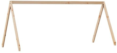 vidaXL Dach für Kinderbett 209x95,5x88 cm Massivholz Kiefer