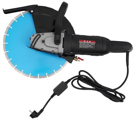 Scie à béton électrique de 35 cm - Scie circulaire à béton filaire - Scie à joints - Rainureuse murale - Brique - Coupe-béton - Lame de scie à béton - Lame de scie à tronçonner