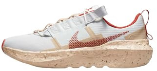 NIKE Sportswear - Sneakers Crater Impact en Cuir, Blanc cassé-Rose Antique (12)