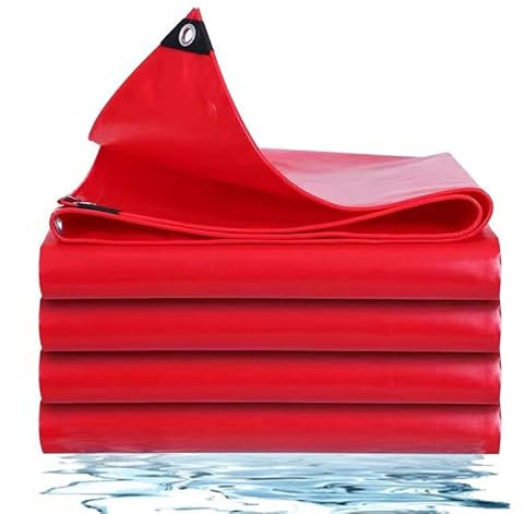 SRHIMEOS Exterior Lona Impermeable 1.5x1.5m, Lonas Impermeables con Ojales, PVC 420 g/m², Ojales de Aluminio y Esquinas Reforzadas, para Terraza, Camping y Piscina, Varios Tamaños, Multiusos