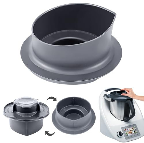 LPZMPZ Gobelet doseur compatible avec les robots de cuisine Vorwerk Thermomix TM5 et TM6, accessoires Thermomix de 100 ml, couvercle Thermomix avec échelle de 100 ml et 50 ml pour verre doseur