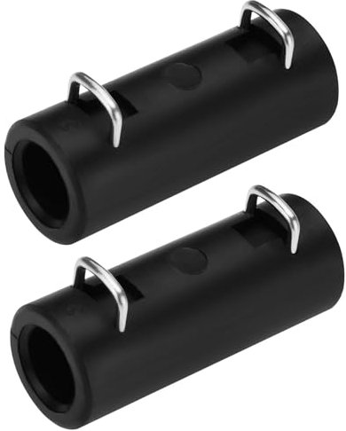 SG Store Pack of 2 Pressure Washer Gun Adapters Compatible with Lavor 49.9 x 19.6 mm High Pressure Cleaning Hose Extension Connection for Gardens and Yards Black